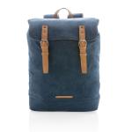 XD Collection Canvas Laptop-Rucksack, PVC-frei Blau