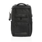Swiss Peak AWARE™ RPET Voyager 15.6" laptop backpack Black