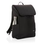 Swiss Peak Fern AWARE™ RPET all over zipper 15.6" backpack Black