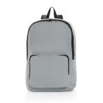 XD Collection Dillon AWARE™ RPET faltbarer klassischer Rucksack Grau