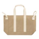 XD Xclusive BEAU AWARE™ Beach bag 400gsm recycled canvas, with side hand Fawn
