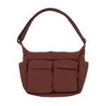XD Xclusive KENTO URBAN RCS recycled nylon padded crossover bag Burgundy red