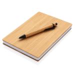 XD Collection A5 Bamboo notebook & pen set Brown