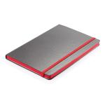 XD Collection Deluxe hardcover A5 notebook with coloured side Red/black
