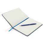 XD Collection Basic Hardcover PU A5 Notizbuch mit Stylus-Stift Navy