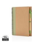 XD Collection Kraft spiral notebook with pen 
