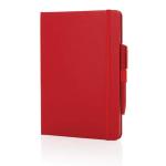 XD Collection Sam A5 Notizbuch aus RCS zertifiziertem Lederfaserstoff Rot