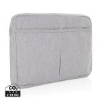 XD Collection Laluka AWARE™ recycled cotton 15.6 inch laptop sleeve 