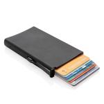 XD Collection Standard aluminium RFID cardholder Black