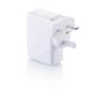 XD Collection Travel plug with 4 USB ports White