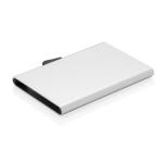 C-Secure aluminium RFID card holder Silver