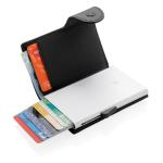 C-Secure RFID Kartenhalter und Geldbörse Schwarz/silber