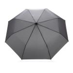 XD Collection 20.5" Impact AWARE™ RPET 190T Pongee bamboo mini umbrella Anthracite