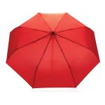XD Collection 21" Impact AWARE™ RPET 190T bamboo auto open/close umbrella Red