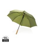 XD Collection 23" Impact AWARE™ RPET 190T auto open bamboo umbrella 