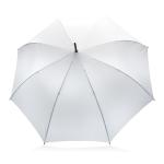XD Collection 27" Impact AWARE™ RPET 190T auto open bamboo umbrella White