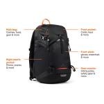 Nordic Drift Trail RCS backpack 24L Black/gold
