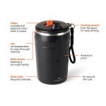 Nordic Drift Trail verschließbarer RCS Mug 350ml Schwarz