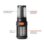 Nordic Drift Titan tragbare Campinglampe mit Mückenschutz Schwarz