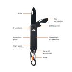 Nordic Drift Adventure keychain tool Black
