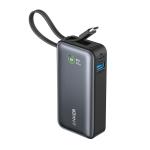 Anker Nano Powerbank 30W, mit integriertem USB-C-Kabel Schwarz