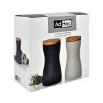 AdHoc Twin Salt and pepper mill set Black/white