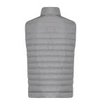 Iqoniq Meru Herren Bodywarmer aus recyceltem Polyester, Silbergrau Silbergrau | XL