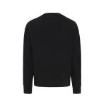 Iqoniq Kruger Relax-Rundhals-Sweater aus recycelt. Baumwolle, schwarz Schwarz | XXS