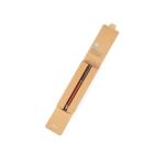 VINGA Timo RCS recycled aluminium pen Brown