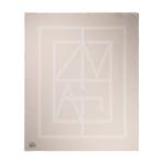 VINGA Monogram GRS Decke Grauweiß