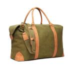 VINGA Bosler RCS recycled canvas duffelbag Green