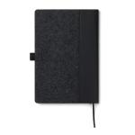 VINGA Albon GRS recycled felt notebook Black