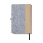 VINGA Albon GRS recycled felt notebook Convoy grey