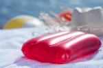 Sunshine beach pillow Red