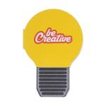 CreaStick Bulb Individueller Haftnotizblock Weiß