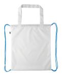 CreaDraw Shop RPET custom drawstring bag Blue/white