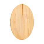 BooBadge bamboo badge Nature blue