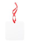 CreaJul custom Christmas tree ornament White/red