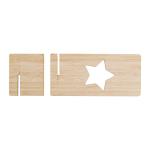 Kannykka mobile holder, star Nature blue