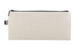 CreaFelt Pen Zip individuelle RPET Stiftetasche Weiß/grau