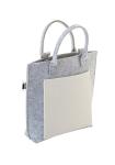 CreaFelt Cross custom RPET crossbody bag White/grey