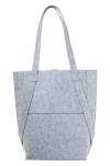 CreaFelt Toteback individuelle RPET Schultertasche Weiß/grau