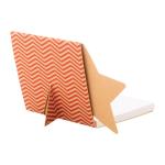 CreaStick Xmas Eco Individueller Haftnotizblock, Stern, natur Natur,grün
