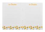 CreaNote Plus A6 Seed individuelles Saatpapier-Notizbuch Weiß