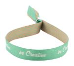SuboWrist Alloy custom RPET festival bracelet White