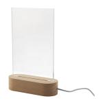 Woodify LED-Trophäe, natur Natur,grün