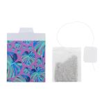 CreaTea Slim custom tea bag, green tea White/clip neck clear