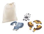 Zoofrik puzzle game, animals Multicolor