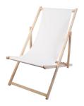 Mandalay deck chair, nature Nature,white