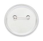 PinBadge Maxi Button-Anstecker Weiß/silber